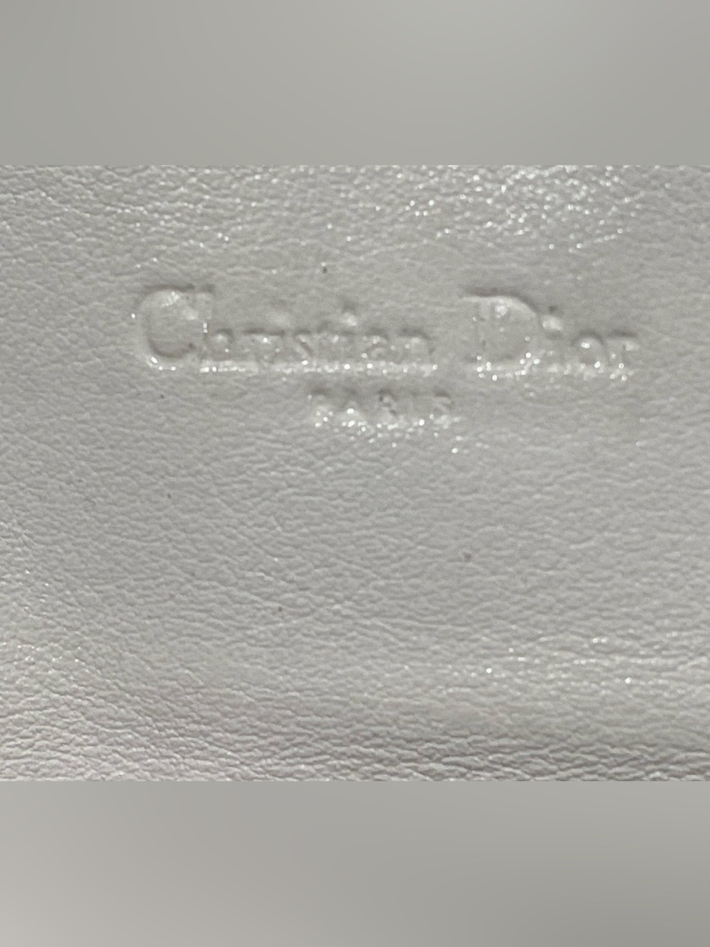 Christian Dior Patent Cannage Lady Dior Rendezvous Wallet On Chain in Beige - Picture 3 of 16